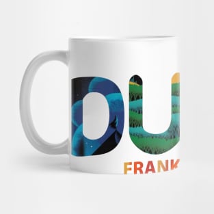 Retro desert dune Mug